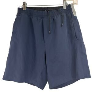 Bear Bottom Men's Blue & Grey Athletic Drawstring Shorts Size Medium